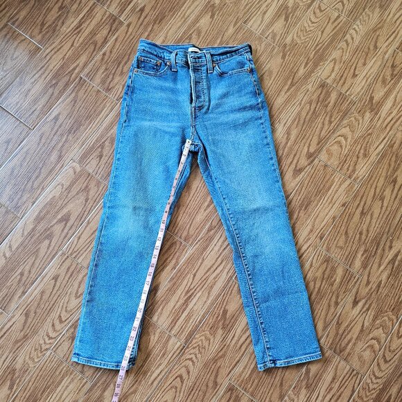 Levi's Blue Straight Leg Women's Jeans - Picture 1 of 4